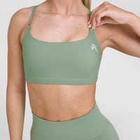 Everyday Cross Over Bralette | Sage