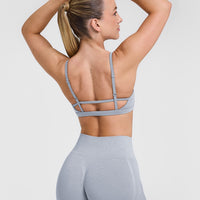 Timeless Strappy Bralette | Metal Grey