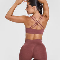 Everyday Cross Over Bralette | Berry