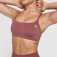 Everyday Cross Over Bralette | Berry