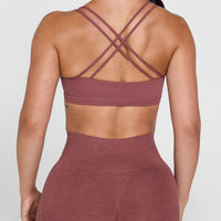 Everyday Cross Over Bralette | Berry