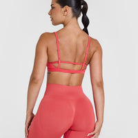 Timeless Strappy Bralette | Sweet Red