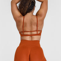 Timeless Strappy Bralette | Warm Copper