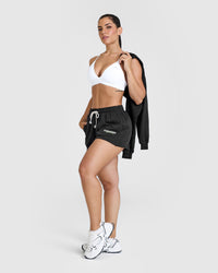 Unified Ultra Micro V Neck Bralette | White