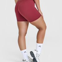 Unified Wrap Shorts 6" | Burnt Cherry