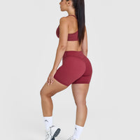 Unified Wrap Shorts 6" | Burnt Cherry