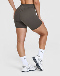 Unified Wrap Shorts 6" | Deep Taupe