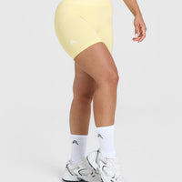 Effortless Seamless Shorts | Sherbert Yellow
