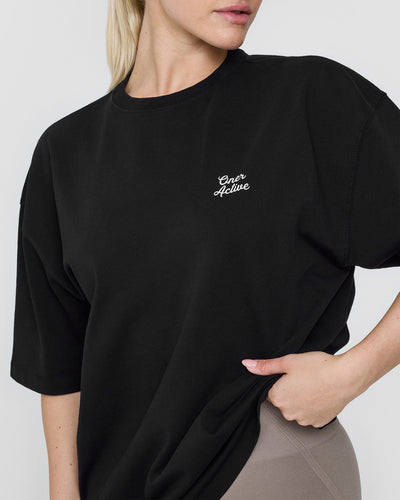 OA Graphic Washed T-Shirt | Black