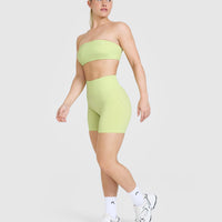 Unified Micro Bandeau Bralette | Pump Green