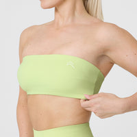 Unified Micro Bandeau Bralette | Pump Green