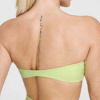 Unified Micro Bandeau Bralette | Pump Green