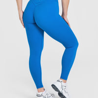 Unified Wrap Leggings | Retro Blue