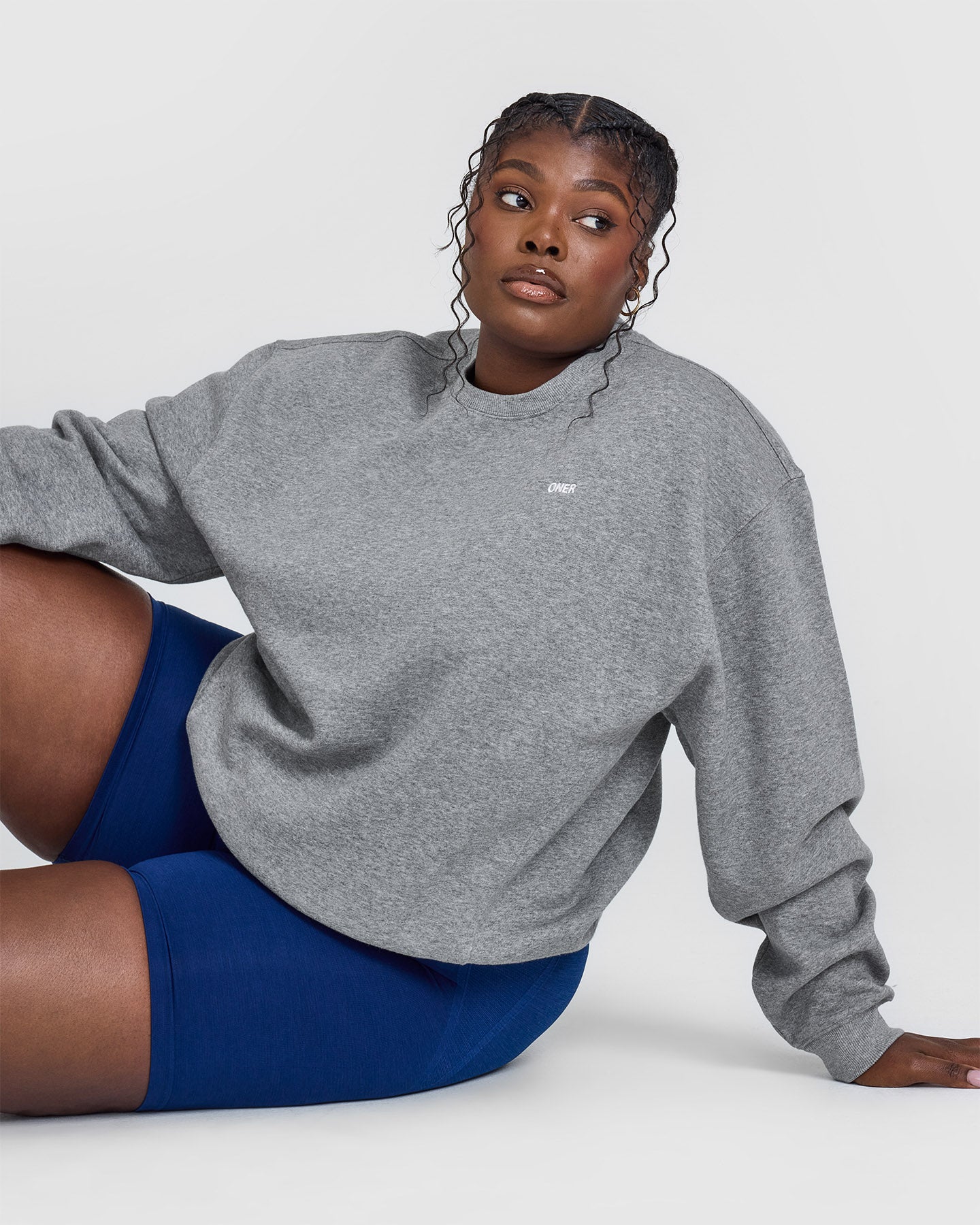 Foundations Crew Neck Sweatshirt | Charcoal Marl