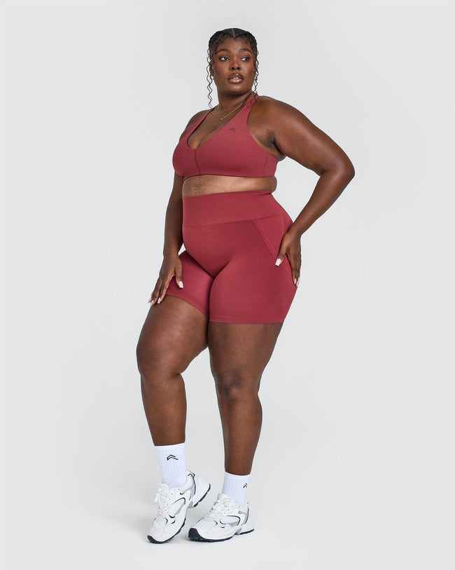 Unified Micro Bralette | Burnt Cherry