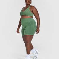 Unified Micro Bralette | Forest Green