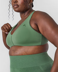 Unified Micro Bralette | Forest Green