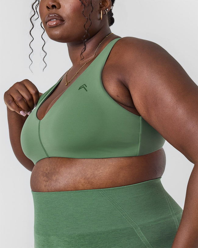 Unified Micro Bralette | Forest Green