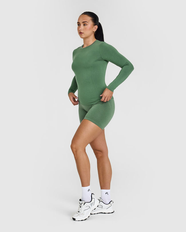 Mellowâ„¢ Soft Long Sleeve Top | Forest Green