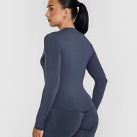 Mellowâ„¢ Soft Long Sleeve Top | True Blue