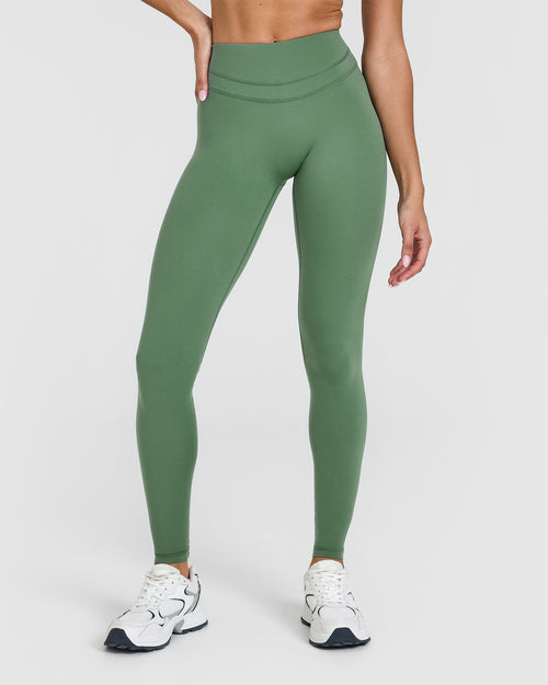 Oner Modal Unified High Waisted Leggings | Forest Green