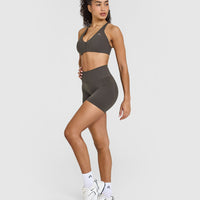 Unified Micro Bralette | Deep Taupe