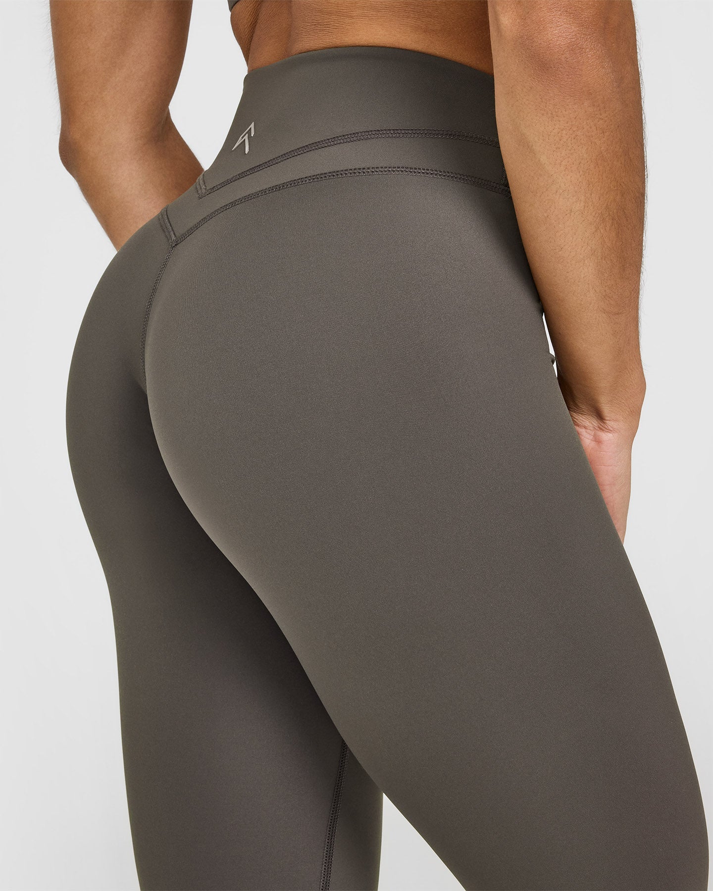 Unified High Waisted Leggings | Deep Taupe