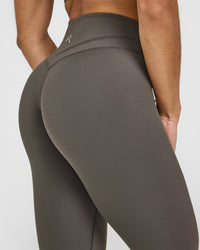 Unified High Waisted Leggings | Deep Taupe
