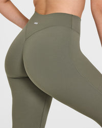 SoftMotion™ Flared Bottoms with White Logo | Alpine Green
