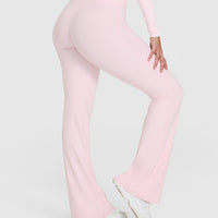 softmotion-flared-bottoms-with-white-logo-ballet-pink