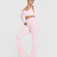 softmotion-flared-bottoms-with-white-logo-ballet-pink