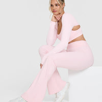 softmotion-flared-bottoms-with-white-logo-ballet-pink