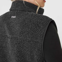 Zip Through Fleece Gilet | Washed Grey