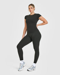 Mellowâ„¢ Rib T-Shirt | Soft Black