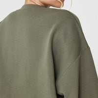 Mid Weight Sweatshirt | Alpine Green