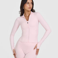 softmotion-jacket-with-white-logo-ballet-pink