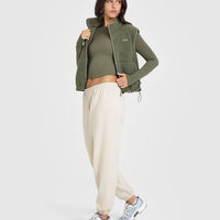 Mellowâ„¢ Rib Mid Long Sleeve Top | Alpine Green