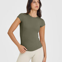 Mellow™ Rib T-Shirt | Alpine Green