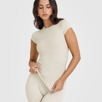 Mellowâ„¢ Rib T-Shirt | Sand