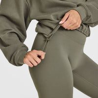 Mid Weight 1/4 Zip Sweatshirt | Alpine Green