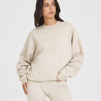 Mid Weight Sweatshirt | Sand