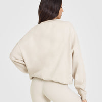 Mid Weight Sweatshirt | Sand