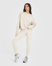 Mid Weight Sweatshirt | Sand