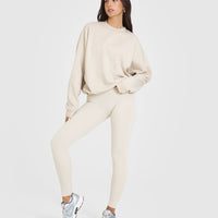 Mid Weight Sweatshirt | Sand