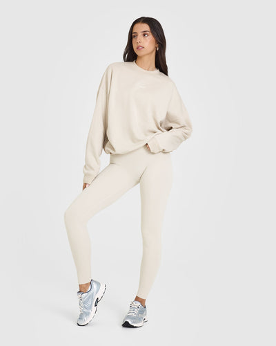 Mid Weight Sweatshirt | Sand
