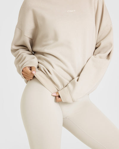 Mid Weight Sweatshirt | Sand
