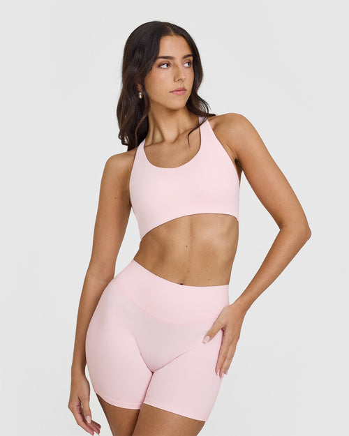 Oner Modal softmotion-sports-bra-with-white-logo-ballet-pink
