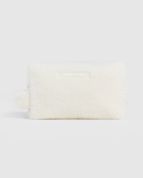 Oner Modal Borg Washbag | Cream