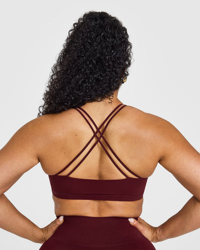 Everyday Cross Over Bralette | Rosewood