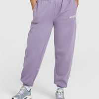 Foundations Jogger With Printed Graphic | Soft Purple